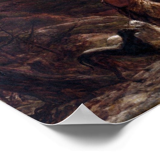 John Linnell Noah Der Abend der Wüste Poster (Ecke)