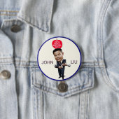 John Liu für NYC Bürgermeister 2013 Button (Beispiel)