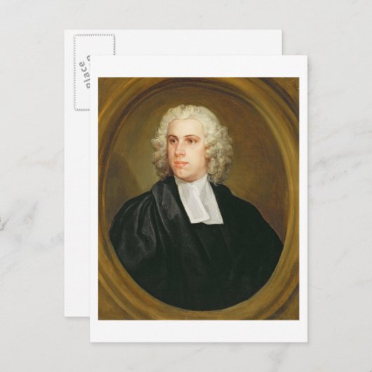 John Lloyd, Curate of St. Mildred's, Broad Street, Postkarte (Vorne/Hinten)