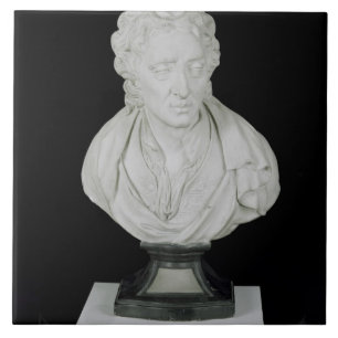 John Locke (1632-1704) (Gips) Fliese