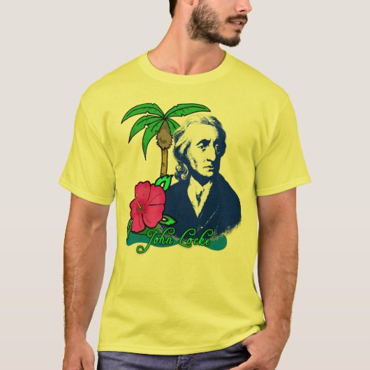 John Locke auf einer einsamen Insel T-Shirt (Vorderseite)