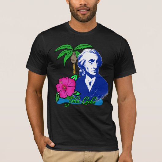 John Locke auf einer einsamen Insel T-Shirt (Vorderseite)