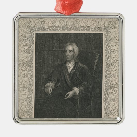 John Locke Ornament Aus Metall (Vorne)