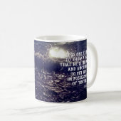 John Locke Philosophy Quote Kaffeetasse (VorderseiteRechts)