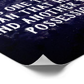 John Locke Philosophy Quote Poster (Ecke)