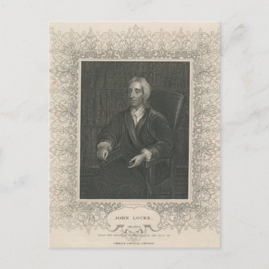 John Locke Postkarte (Vorderseite)