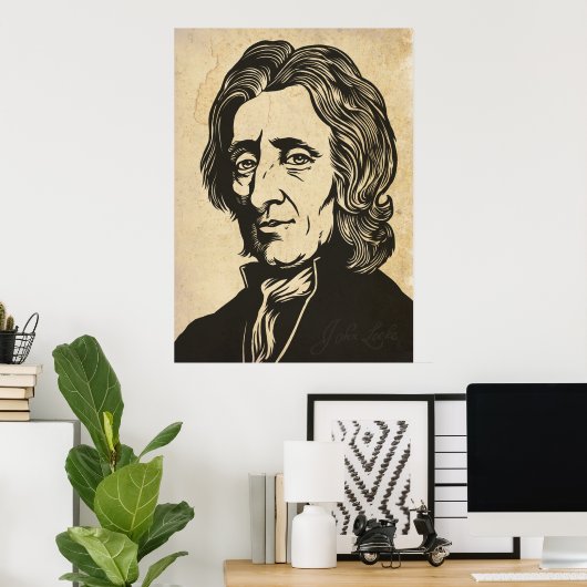 John Locke Print Poster (Heimbüro)