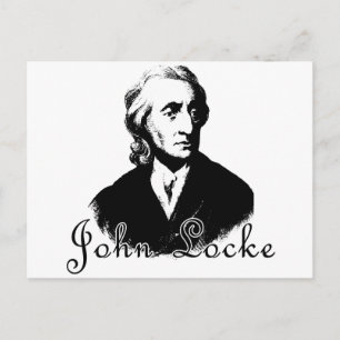 JOHN LOCKE T Shirts und Produkte Postkarte