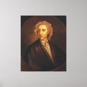 John Locke von Sir Godfrey Kneller Leinwanddruck