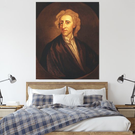 John Locke von Sir Godfrey Kneller Leinwanddruck (Insitu (Schlafzimmer))