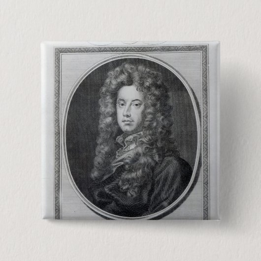 John, Lord Somers, graviert von John Golder, 1785 Button (Vorderseite)