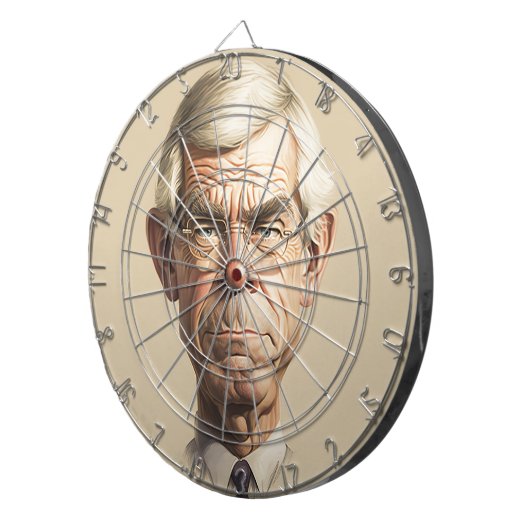 John Major Dartboard Dartscheibe (Vorderseite rechts)