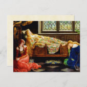 John Maler Collier Sleeping Beauty Postkarte (Vorne/Hinten)