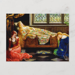 John Maler Collier Sleeping Beauty Postkarte