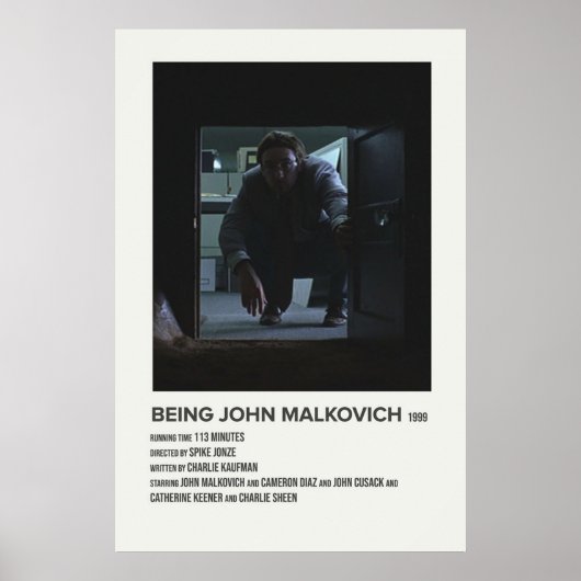 John Malkovich 1999 Poster (Vorne)