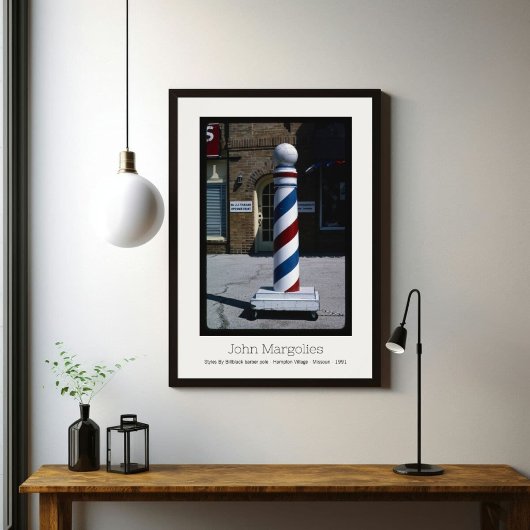 JOHN MARGOLIES - BARBER HAMPTON VILLAGE MISSOURI POSTER