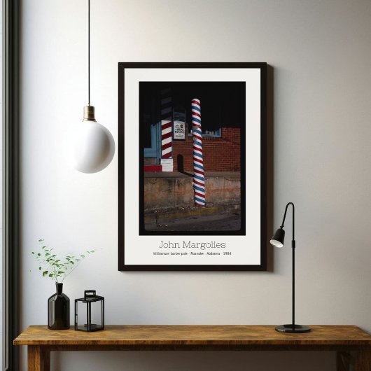 JOHN MARGOLIES - BARBER ROANOKE ALABAMA POSTER