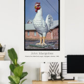 JOHN MARGOLIES - CHICKEN SPRINGDALE ARKANSAS POSTER (Heimbüro)