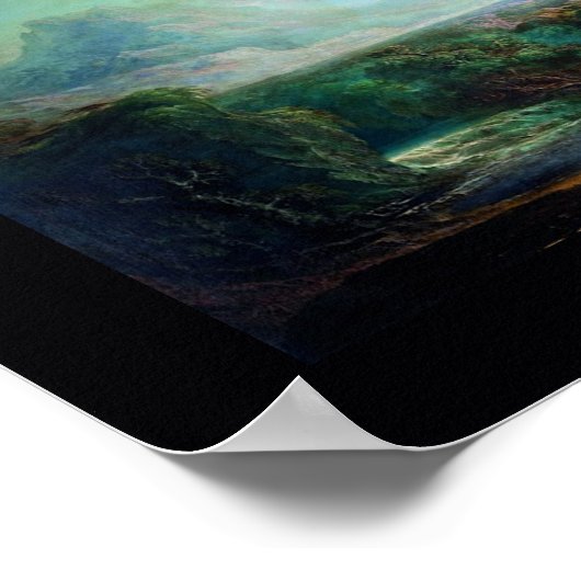 John Martin's Alpheus und Arethusa Poster (Ecke)