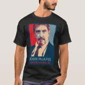 JOHN MCAFEE LEGEND NEVERS DIE Retro Classic T-Shir T-Shirt (Vorderseite)