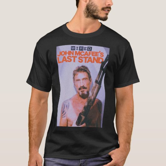 John Mcafee Rip T-Shirt (Vorderseite)
