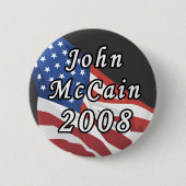 John McCain 2008 Knopf Button (Vorderseite)