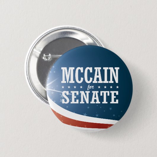 John McCain 2016 Button (Vorne & Hinten)
