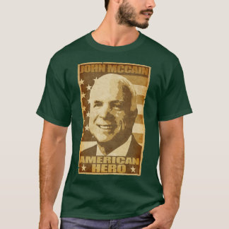 John Mccain Amerikanischer Held T-Shirt
