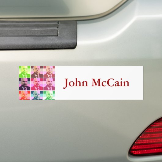 John McCain Autoaufkleber (Auf Auto)
