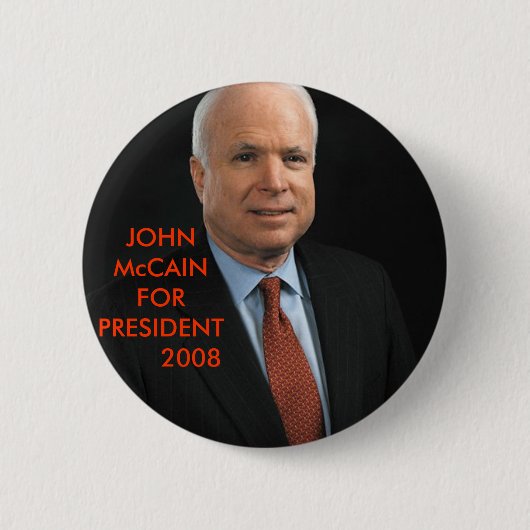 John McCain Button (Vorderseite)