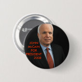 John McCain Button (Vorne & Hinten)