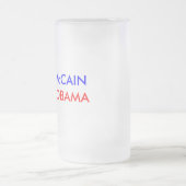 John McCain: DAS UNOBAMA Mattglas Bierglas (Mittel)