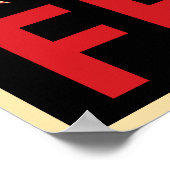 John McCain - Fear Poster (Ecke)