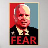John McCain - Fear Poster (Vorne)
