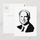 John McCain Gear Postkarte (Vorne/Hinten)