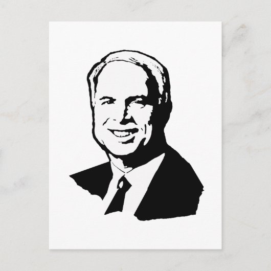 John McCain Gear Postkarte (Vorderseite)