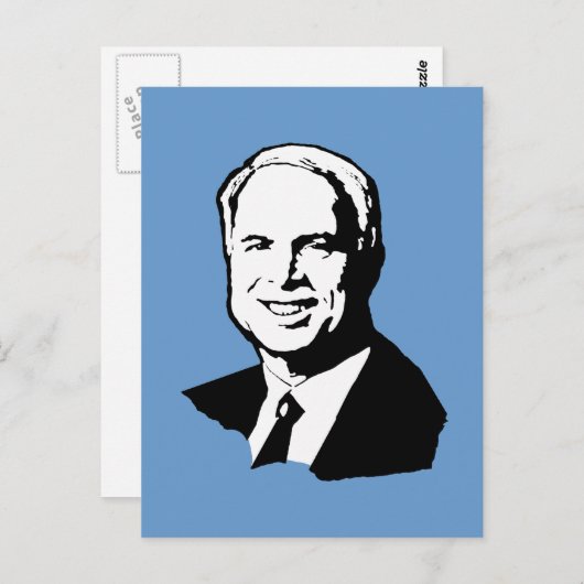 John McCain Gear Postkarte (Vorne/Hinten)