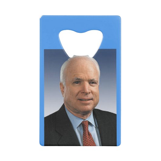 John McCain Geldbeutel Flaschenöffner (Vorderseite)