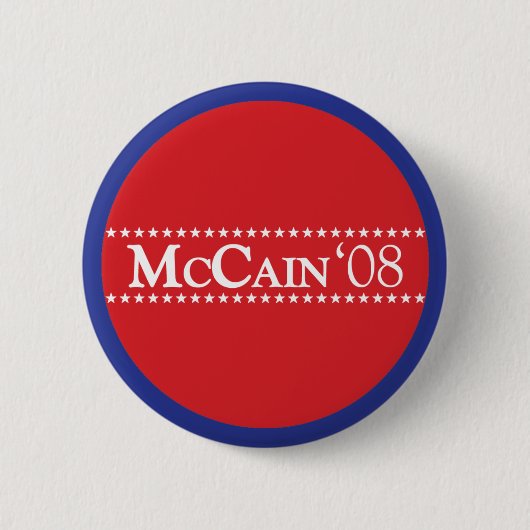 John McCain-Kampagnen-Knopf Button (Vorderseite)
