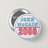 John McCain Knopf Button (Vorne & Hinten)