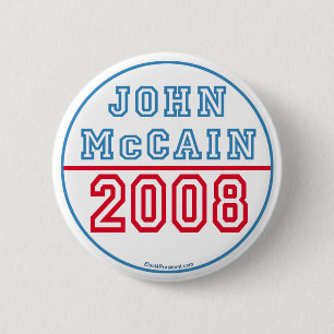 John McCain Knopf Button