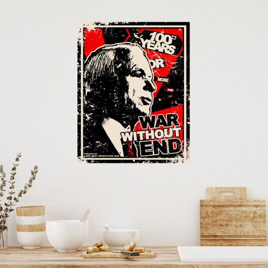 John McCain: Krieg ohne Ende erschüttert Poster (Küche)