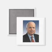 John McCain Magnet (Vorderseite/Rückseite)