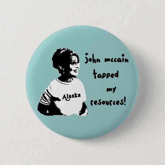 John McCain stach meinen Betriebsmittel Palin Button (Vorderseite)