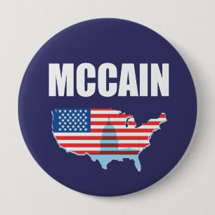 JOHN MCCAIN-Wahl-Gang Button