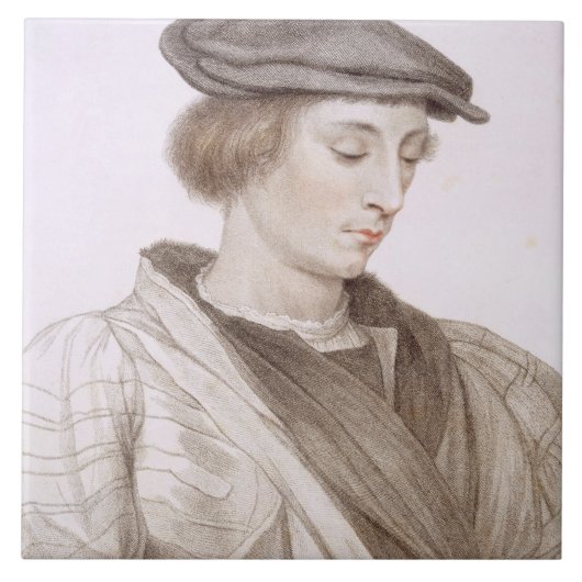John mehr graviert von Francesco Bartolozzi Fliese (Vorderseite)