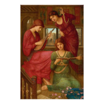 John Melhuish Strudwick In den goldenen Tagen CC10