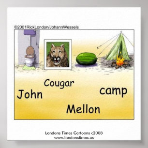 John Mellencamp Parodie Poster
