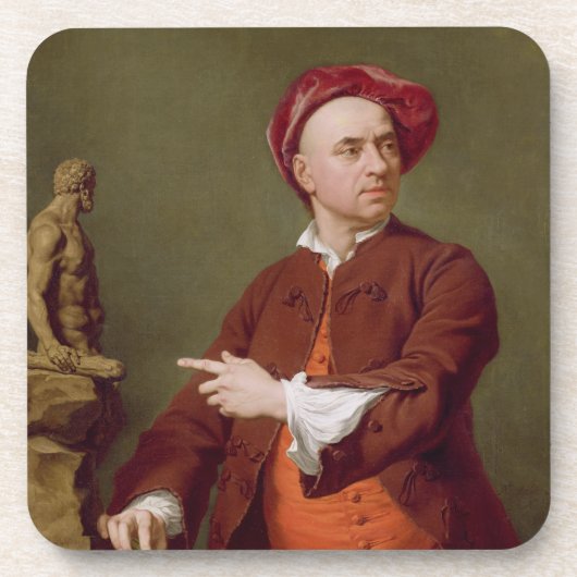 John Michael Rysbrack, der sein Terrakotta-St. Untersetzer (Vorderseite)