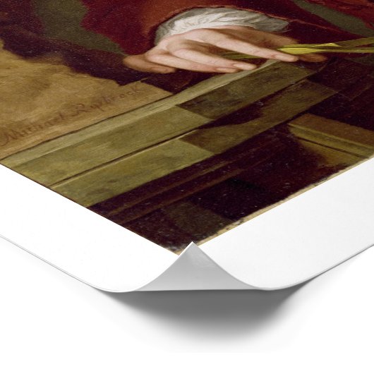 John Michael Rysbrack modelliert seine Terra-Cotta Poster (Ecke)